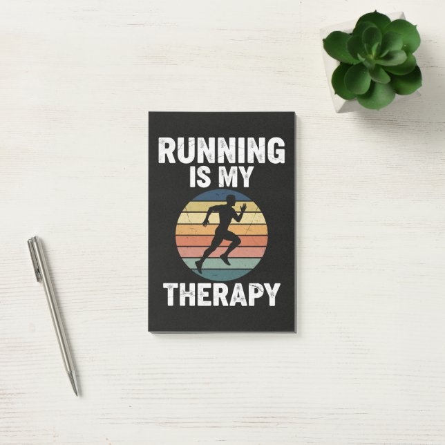 Bloco De Notas Correr É Minha Terapia (Escritótio)
