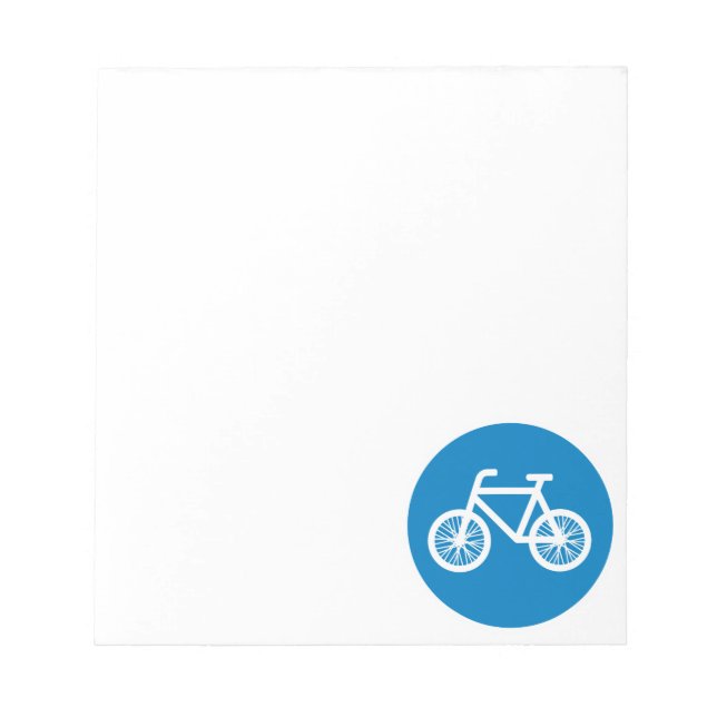 Bloco De Notas Correr uma bicicleta (Frente)