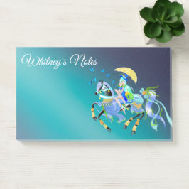 Bloco De Notas Corrida de Cavalo Encantada