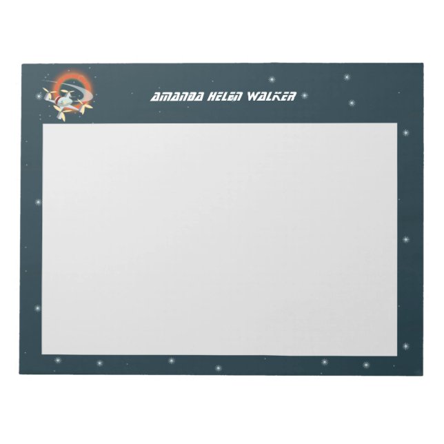 Bloco De Notas Corrida de Drone (Frente)