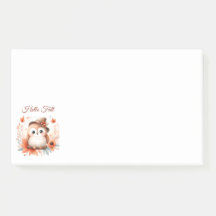 Coruja de outono giro sentado em uma filial