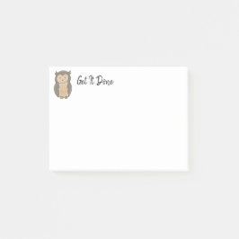 Bloco De Notas Coruja Posta notas para professores-alunos-Funcion