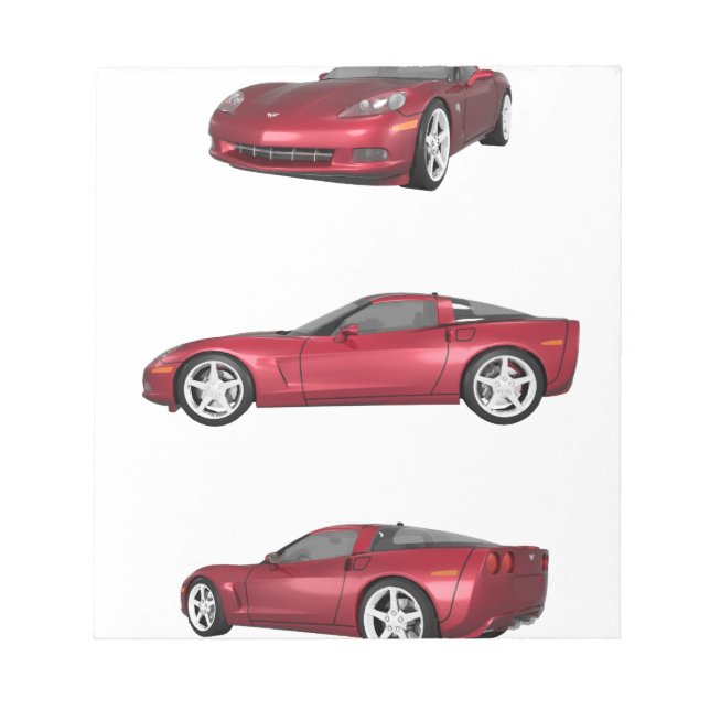 Bloco De Notas Corvette: Candy Apple Finish (Frente)