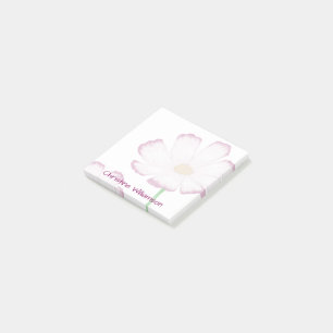 Bloco De Notas Cosmos magenta e rosa