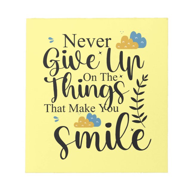 Bloco De Notas Cotações Positivas Saúde Mental (Frente)