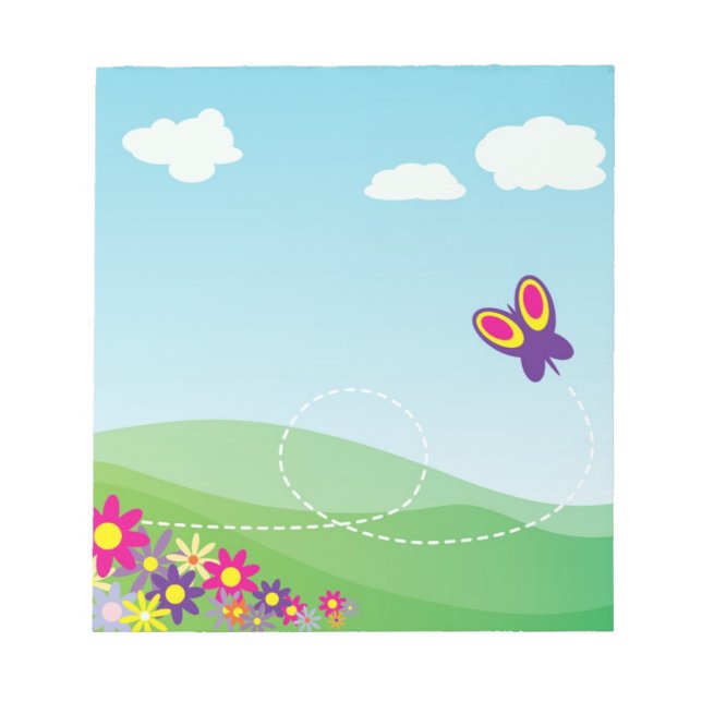 BLOCO DE NOTAS COURO COM BORDA E FLORES (Frente)