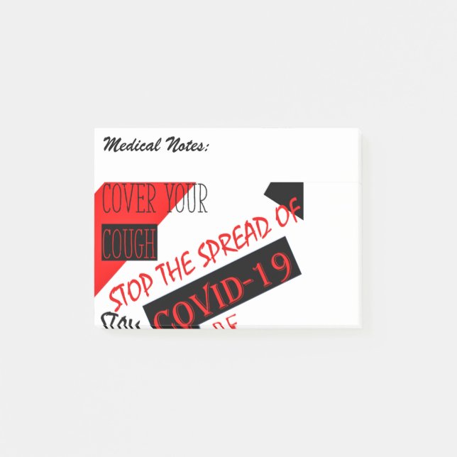 Bloco De Notas Covid-19 (Frente)