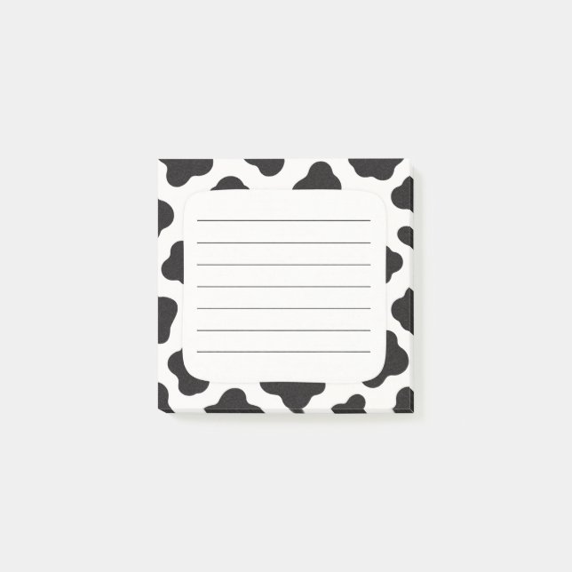 Bloco De Notas Cow Print (Frente)