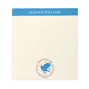 Bloco De Notas CRACHÁ de Orgulho da Casa Azul RAVENCLAW™
