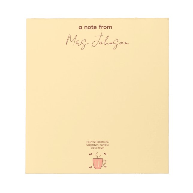 Bloco De Notas Crafting Compelling Narratives, Inspiring Minds (Frente)