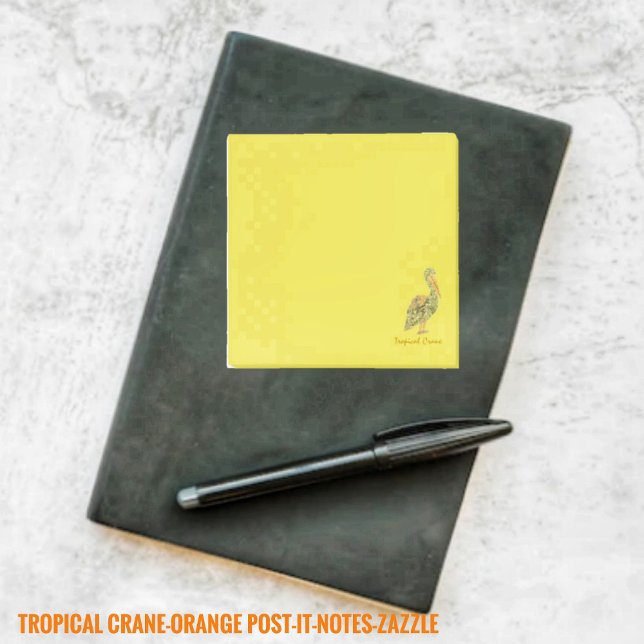 Bloco De Notas Crane Tropical (Criador carregado)