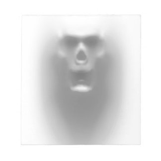 Bloco De Notas crânio assustador