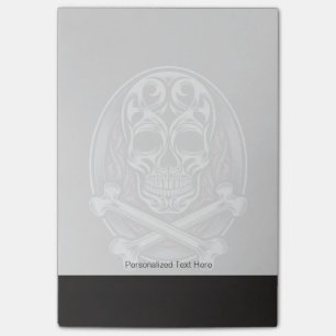 Bloco De Notas Crânio e Crossbones