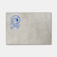 Crânio e ossos cruzados