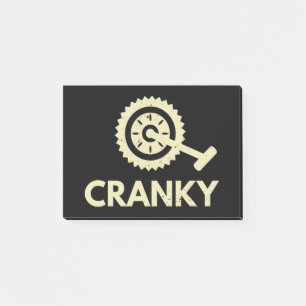 Bloco De Notas Cranky / Bicicleta/ Ciclista