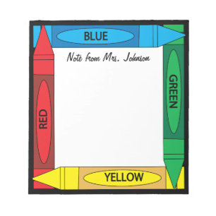 Bloco De Notas Crayon Cors