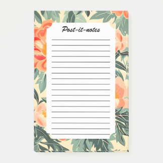 Bloco De Notas Cremage Peach Blossom Watercolor