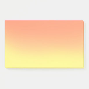 Bloco De Notas Crepúsculo ombre amarelo laranja