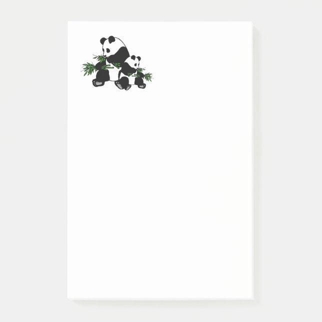 Bloco De Notas Crescendo Panda (Frente)