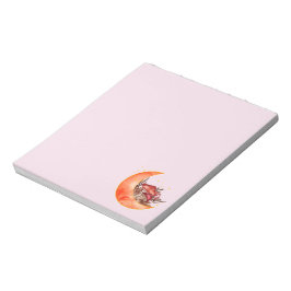 Bloco De Notas Crescent Moon Mushroom Cottagecore Fungi Mycologia