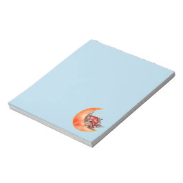 Bloco De Notas Crescent Moon Mushroom Cottagecore Fungi Mycologia