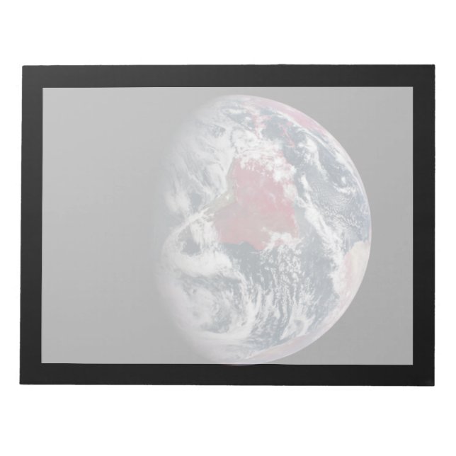 Bloco De Notas Crescimento De Plantas No Planeta Terra. (Frente)