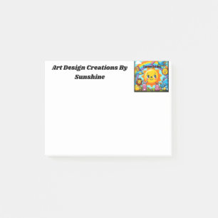 Bloco De Notas Criação De Design De Arte Por Sol