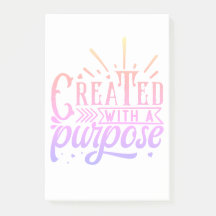 Criado com uma finalidade