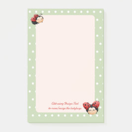 Bloco De Notas Crianças LadyBug Bonitas