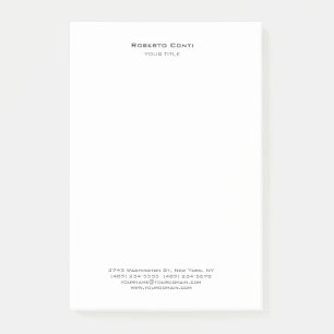 Bloco De Notas Criativo profissional moderno minimalista