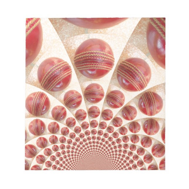Bloco De Notas Cricket Balls: Array ritmado (Frente)