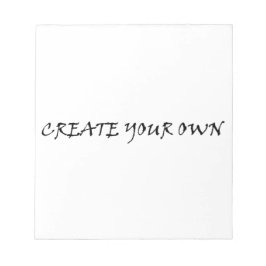 Bloco De Notas Crie o seu