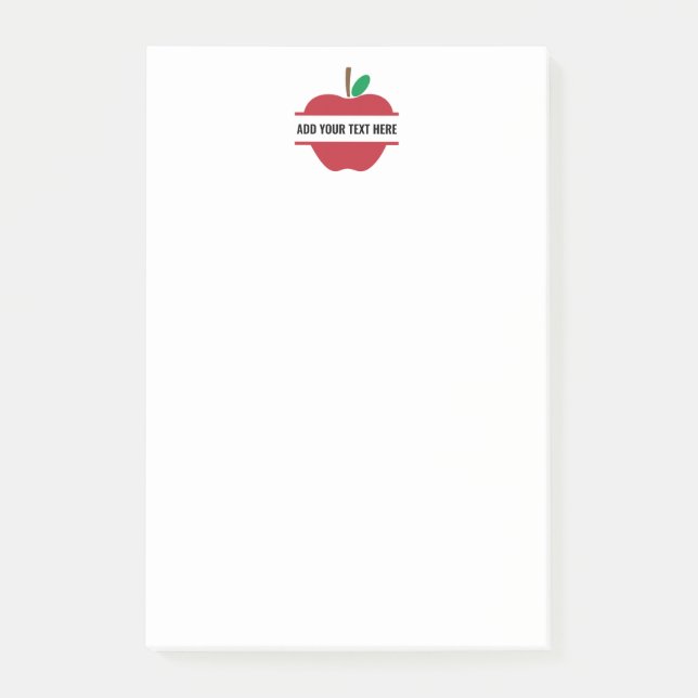 Bloco De Notas Crie o seu próprio Monograma de Professores Person (Frente)