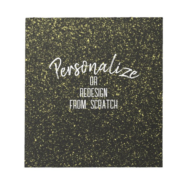 Bloco De Notas Crie seu personalizado personalizado (Frente)