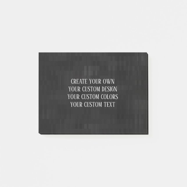 Bloco De Notas Crie seu próprio design personalizado (Frente)