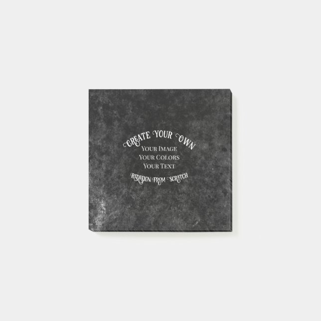 Bloco De Notas Crie seu próprio design personalizado (Frente)