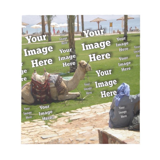 Bloco De Notas Crie seu próprio Modelo de Imagem Incrível (Frente)