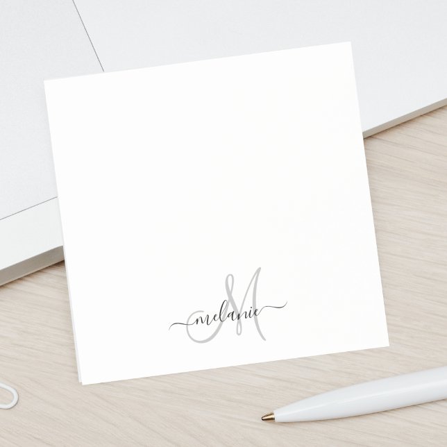 Bloco De Notas Crie Seu Próprio Monograma Personalizado E Script  (Criador carregado)