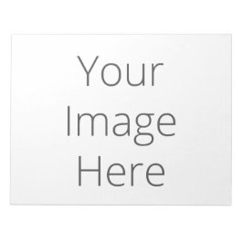 Bloco De Notas Crie seu próprio notebook grande de 11" x 8,5" - 4