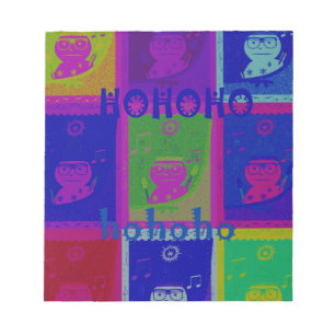 Bloco De Notas Crie seus próprios Papais noeis especiais HoHoho P