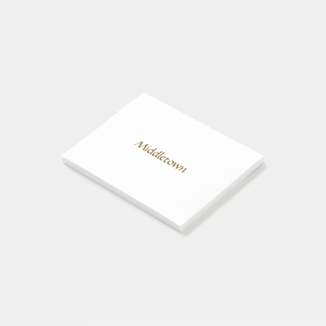 Bloco De Notas Crie suas próprias notas Post-it® de 4" x 3" (Inclinado)