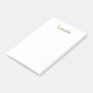 Bloco De Notas Crie suas próprias notas Post-it® de 4" x 6"