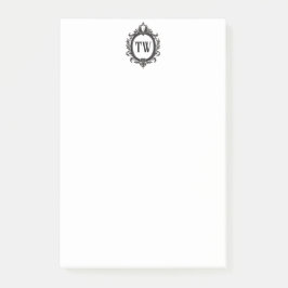 Bloco De Notas Crista com iniciais
