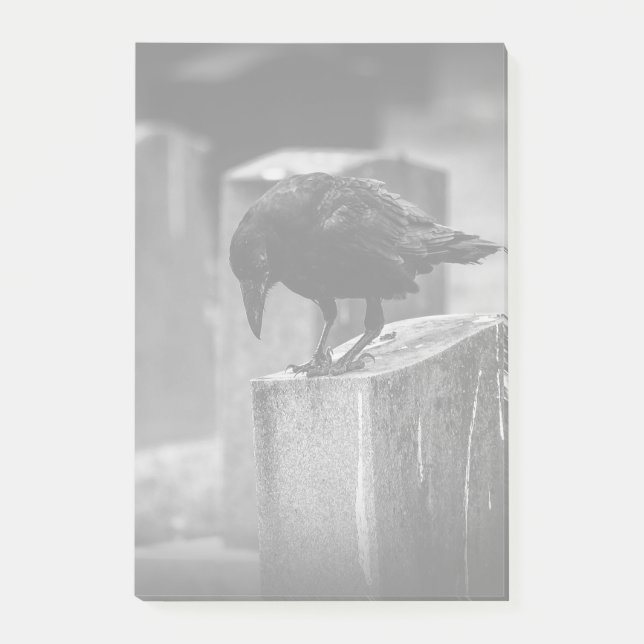 Bloco De Notas Crow do Cemitério de Queda (Frente)
