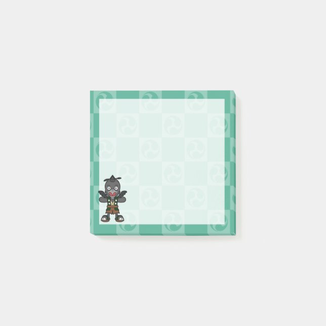 Bloco De Notas Crow Tengu - Yokai Japonês (Frente)