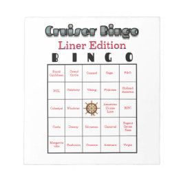 Bloco De Notas Cruiser's Bingo Liner Edition