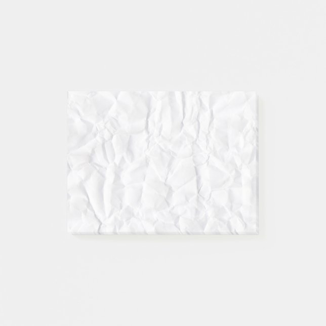 Bloco De Notas Crumpled vincou notas pegajosas da textura de (Frente)