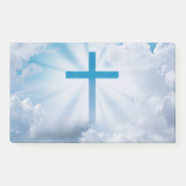 Bloco De Notas Cruz Azul no Céu