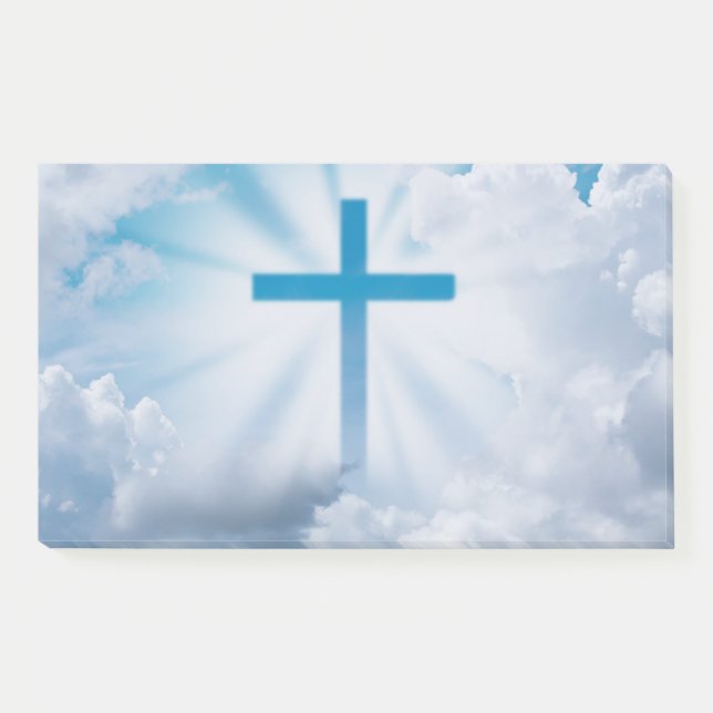 Bloco De Notas Cruz Azul no Céu (Frente)