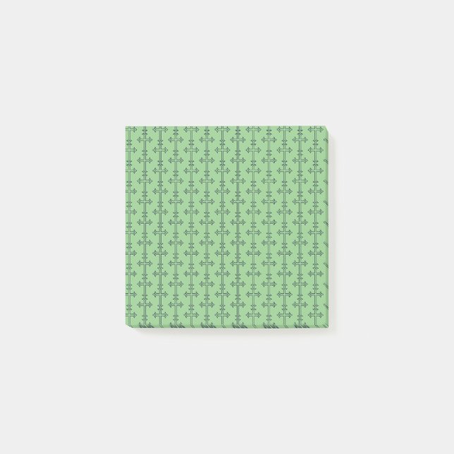 Bloco De Notas Cruz Cristã Clássica Arte Minimalista Fina (Frente)